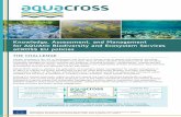 Knowledge, Assessment, and Management for AQUAtic ... Leaflet Online.pdf · data and management to improve ecosystem-based management for aquatic ecosystems The AQUACROSS approach