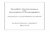 FreeDV+ Performance vs. Ionospheric Propagation › wa6nut › FreeDV+ with PathSim.pdf · Receiver Screenshots with PathSim Standard Simulations Appendix 2 Screenshot Page Simulation