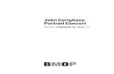 John Corigliano Portrait Concert€¦ · Portrait Concert. SATURDAY . FEBRUARY 23, 2019 . 8:00 JORDAN HALL AT NEW ENGLAND CONSERVATORY. Pre-concert talk hosted by Robert Kirzinger