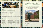 Kresge Physical Sciences Librarylibrary/kresge/documents/kresgebrochure.pdfSubject specialist librarians are here to help you find answers, explore your research topic, or do a comprehensive