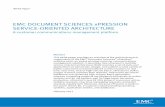 EMC Document Sciences xPression Service-Oriented Architecture · organizations worldwide to optimize the customer experience by automating the creation and delivery of well-designed,
