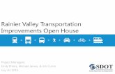 Rainier Valley Transportation Improvements Open House€¦ · paths, and open space • Respect the existing character and assets ... 2015 2016. Enforcement 42 •Increased enforcement