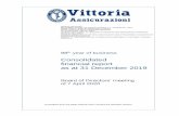 Consolidated financial report as at 31 December 2019 · Vittoria Assicurazioni is part of the Vittoria Assicurazioni Group, registered in the Register of Insurance Groups envisaged