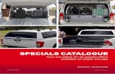 SPECIALS CATALOGUE - UTE Canopies€¦ · SPECIALS CATALOGUE | RELEASED 02/03/2020 » 3 HILUX UTE CANOPIES 2nd hand stock OS-CATH45b (TOD404551626) Toyota Hilux (2005-2015) Dual cab