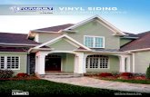 VINYL SIDING - Lowe'spdf.lowes.com › useandcareguides › 099114801016_use.pdf · Durabuilt Vinyl Siding has been engineered, time tested and performance proven since 1986. Manufactured