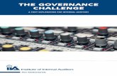 The governance challenge · Auditing and Practice Advisories PA 21101, governance is defined as “The combination of ... Based on the definition stated in chapter 2, the building