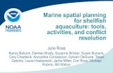 Marine spatial planning for shellfish aquaculture: tools ... permitting and facilitated aquaculture