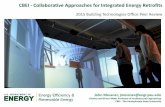 CBEI - Collaborative Approaches for Integrated Energy ... · solution development to improve building energy performance. Key Partners: CBEI –Penn State Penn State Office of the
