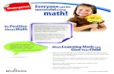 Math Parent Guide Kindergarten onlinefor for Kindergarten Math Students:Kindergarten Math Students: The Department of Education and Early Childhood Development is committed to your