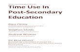 Time Use In Post-Secondary Education€¦ · 8) a) Immigrants and Visible Minorities: Post-Secondary Education Experiences b) Immigrants and Visible Minorities: Funding Post-Secondary