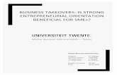 BUSINESS TAKEOVERS: IS STRONG ENTREPRENEURIAL …essay.utwente.nl/80737/1/S.T. Nijhuis_BA_BMS.pdf · 2020-02-26 · the models for firm performance and entrepreneurial orientation