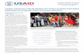 USAID TACKLES THE BURDEN OF NON-COMMUNICABLE DISEASES … · build basic health systems and control communicable diseases. The effects are recognizable in both reduced human capital