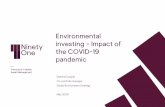 Environmental investing Impact of the COVID-19 …...2020/05/19  · Bio&Geo Coal - Gen Coal CCS - Gen Gas - Gen Gas CCS - Gen Oil - Gen Batts - Supply-100 200 300 400 500 600 700-20