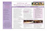 Office of Women’s Healthpublichealth.lacounty.gov › owh › docs › OWH.Newsletter.12.07.pdf · lead to illness. More commonly, depression is associated with an increase in appetite