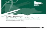 Final Report - Victorian Electoral Commission · 2015-11-03 · Final Report: 2015 Mildura Rural City Council Electoral Representation Review Page 5 of 24 2 Executive summary The