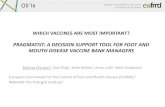 PRAGMATIST: A DECISION SUPPORT TOOL FOR FOOT AND … · which vaccines are most important? pragmatist: a decision support tool for foot and mouth disease vaccine bank managers melissa