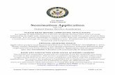 U.S. Senator Tom Cotton Nomination Application€¦ · Senator Tom Cotton’s 2016 Nomination Application PAGE 3 of 10 SECTION III. APPLICATION REQUIREMENTS INDEX ITEMS INCLUDED IN