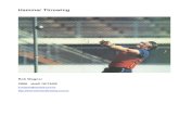 Hammer Throwing - iiNetmembers.ozemail.com.au/~b.wagner/Throw/Documents/hammer thr… · 1980Õs and Bernadete Serone training as a school girl throwing around 45 m in Sydney (Australia).