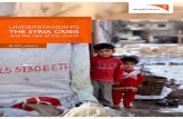 UNDERSTANDING THE SYRIA CRISIS - globalleadership.org€¦ · disasters understood that the Syria crisis is by far the largest of them. Despite growing public awareness and an outpouring
