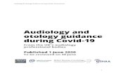 Audiology & Otology Guidance during COVID-19 Pandemic documents/J… · • Northern Ireland ... Records kept during this time should be clearly marked with COVID-19. ... At all times