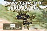PRAY FOR THE PEACE OF JERUSALEM · brings to life current news stories involving espionage and international diplomacy in a world on the brink of war. Rosenberg captures the reader’s