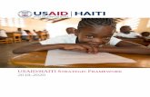 USAID/HAITI STRATEGIC FRAMEWORK 2018-2020 › sites › default › files › ... · MINUSTAH as a smaller presence focused largely on rule of law. All of USAID/Haiti’s programs