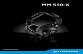 MM 550-X › downloads › download › ... · The MM 550-X complies with the Bluetooth 2.1 standard. Via its Bluetooth interface, it can be connected to a wide variety of enabledBluetooth