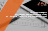Comparative report on Oversea Travel Behavior Study in ... · 39.0% of Vietnam respondents prefer to travel in July, 35.5% of Thailand respondents prefer to travel in April, and 32.5%