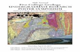 40th Annual Five College Geology UNDERGRADUATE RESEARCH POSTER SYMPOSIUM · Thursday, April 25, 2019 4:30-5:00 pm - Authors mount posters, Beneski Museum of Natural History 5:00-6:00