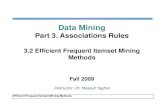 DM 03 02 Efficient Frequent Itemset Mining Methods.pptwebpages.iust.ac.ir/yaghini/Courses/Data_Mining_881... · occurring with the suffix pattern), Efficient Frequent Itemset Mining