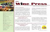 The W ne Press - OCWS › wp-content › uploads › 2016 › 01 › 2015.09Newslett… · the company of your fellow members show them how we have fun in the Wine Society. Wear your