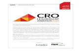 2016 CRO LEADERSHIP AWARDS€¦ · 2016 CRO LEADERSHIP AWARDS LIFESCIENCELEADERCOM. THE CRO LEADERSHIP AWARDS 2016 27 PRESENTED BY: RESEARCH CONDUCTED BY: List Of Winners Page 28-34