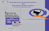 National Convention On Quality Concepts - Quality Circle | LQC · 1. Quality Circle 2. Lean Quality circle 3. Kaizen 4. 5-S Concept 5. WCM/TPM Circle 6. Six Sigma concept 7. Poka