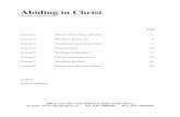 Abiding in Christ - Microsoft Azurecwaysite.azurewebsites.net › ... › Abiding-in-Christ.pdf · Abiding in Christ [6 th Edition ... Lesson 2 We have died to sin 4 Lesson 3 Confession