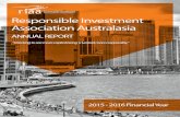 Responsible Investment Association Australasia Responsible ... · While some dismiss ‘clicktivism’, companies and investors have realised they ignore these interventions at their