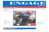 ENGAGE - liteblue.usps.gov · WEEKLY ENGAGE Issue 24: Week of Nov. 7 Meet the South Florida District Engagement Leader of the Year P. 5 Thanks for letting your voice be heard P. 2