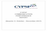 CYPSP COMMUNICATION PERFORMANCE REPORT (Quarter 3: … › wp-content › uploads › 2018 › 06 › ... · All previous e-zines are on the CYPSP website>Publications>E-zine CYPSP