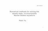 Numerical methods for solving the steady state ... â€“ Choosing grid for variable discretization â€¢