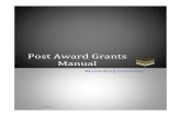 Post Award Grants Manual - intranet.bloomu.eduintranet.bloomu.edu › documents › fin_bus_svcs › GrantManual.pdfnecessary signatures on the award letter, sending it on to legal