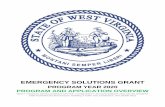 EMERGENCY SOLUTIONS GRANT › assets › files › esg › ESG-PY2020... · Emergency Solutions Grant Program If you have any questions or require assistance regarding the application