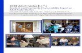 2018 Adult Foster Home - Portland State University · Adult Foster Homes A study completed by the Institute on Aging at Portland State University in partnership with Oregon Department