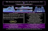 The Roman Catholic Churches of Uniontown, PA 5.pdf · Elizabeth Kozel by The Kozel Family. The Pieta candle burns in memory of Rose Burns by Jim & Josie Filiaggi. The Sanctuary candle