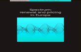 Spectrum: renewal and pricing in Europe · In terrestrial broadcasting, the analogue TV system is due to be decommissioned and replaced by the far more spectrally efficient DTT platform