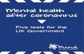Mental health after coronavirus · Mental health services were overstretched before the pandemic; without a significant injection of additional cash, they will now be overwhelmed.