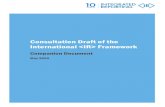 Consultation Draft of the International  Framework · Question 1a 30 Question 1b 32 Question 2 34 ... PART I Introduction. d Consultation Draft – Companion Document 2