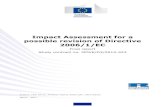 Impact Assessment for a possible revision of …...Authors: Felix Kirsch, Achilleas Tsamis, Edina Löhr, Gena Gibson March – 2017 Impact Assessment for a possible revision of Directive