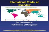 International Trade- an Overview - AITDaitd.net.in/ppt/20/8. International Trade and Overview.pdf · encourage international trade among nations. • ITO ( International Trade Organisation)