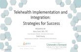 Telehealth Implementation and Integration: Strategies for ... · 2) Increase market share by retaining current patients and attracting new ones – health care is becoming more consumer