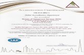 BASbascertification.com › pdf-files › DAC Certificates wit Code.pdf · DAC DUBAI ACCREDITATION CENTER ACCREDITATION CERTIFICATE CB-013-MS/1 Dubai Accreditation Department has