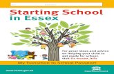 Name: My New School is: Starting School in Essex€¦ · Starting School in Essex My Transition to School Passport Name: My New School is: For great ideas and advice on helping your